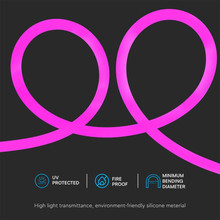 Neon Flex 12W Розов SKU 6874 V-TAC