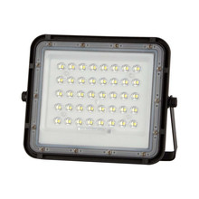 6W LED Соларен Прожектор 6400K Сменяема Батерия Черно Тяло SKU 7821 V-TAC