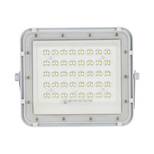 10W LED Соларен Прожектор 6400K Сменяема Батерия Бяло Тяло SKU 7841 V-TAC