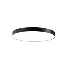 LED LINEAR FIXTURE DISC SURFACE MOUNTED OR PENDANT PROFILED-PR Φ900x80mm 100W 4000K (NATURAL WHITE)  12060Lm BLACK