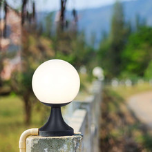 Наземна Лампа Топка фасунга за Е27 Черен Опал SKU 11826 V-TAC