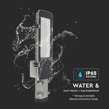 LED Улична Лампа 100W 4000K SAMSUNG ЧИП Сиво Тяло SKU 215291 V-TAC