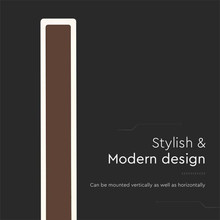 17W LED Wall Lamp Corten Body 3000K IP54