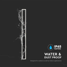 17W LED Wall Lamp Black Body 4000K IP54