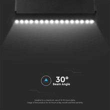 LED Магнитно Релсово SMART Tяло 18W Черно 3 in 1 SKU 6887 V-TAC