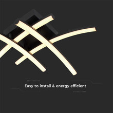 LED Осветител 24W Черен 3000К SKU 7003 V-TAC