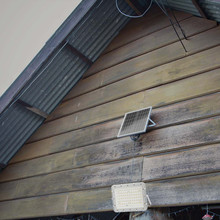 15W LED Соларен Прожектор 6400K Сменяема Батерия Бяло Тяло SKU 7843 V-TAC