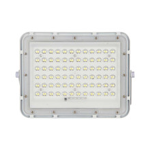 15W LED Соларен Прожектор 4000K Сменяема Батерия Бяло Тяло SKU 7844 V-TAC
