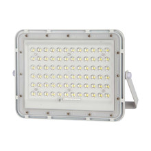 15W LED Соларен Прожектор 4000K Сменяема Батерия Бяло Тяло SKU 7844 V-TAC