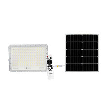 30W LED Solar Floodlight 6400K Replaceable Battery 3m Wire White Body