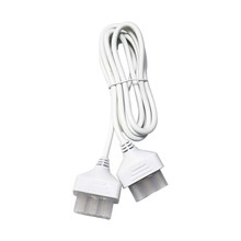 Power Cable With 2 Plugs White 2M 3*0.75MMÂ²