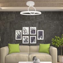 LED Плафон за таван 38W 4000K Двоен Кръг Бял SKU 14984 V-TAC