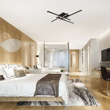 LED Плафон за таван 38W 4000K Черен SKU 14995 V-TAC