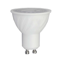 LED Spotlight SAMSUNG CHIP - GU10 6W  Ripple Plastic 110°D 6400K