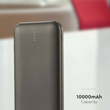 Външна Батерия 10000mah 2A 30CM Тип C Кабел Сива SKU 23037 V-TAC