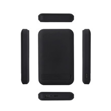 Магнитна Безжична Външна Батерия 10000mah С Метален Ринг Черна SKU 23038 V-TAC