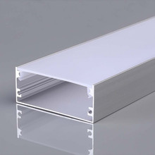 Led Strip Mounting Kit With Diffuser Aluminum 2000*50*20mm Silver Body