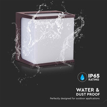 LED Аплик за стена 8W 3000К Кафяв SKU 10282 V-TAC