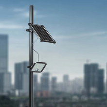 LED Соларен Прожектор 30 W 6000K с Батерия Черен SKU 10311 V-TAC