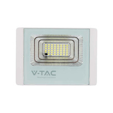 LED Соларен Прожектор 20W 4000K Бял SKU 10408 V-TAC
