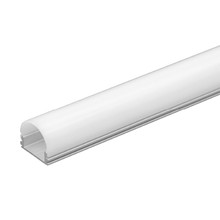 Aluminium profile for LED flexible strip, narrow, shallow 2m