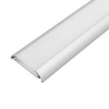 Aluminium profile for LED flexible strip for surface mounting, wide 2m