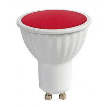 LED Крушка GU10 5W червена светлина КОД L510R UTRALUX