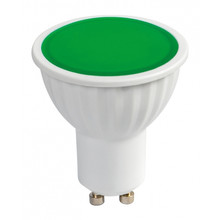 LED Крушка GU10 5W зелена светлина КОД L510G UTRALUX