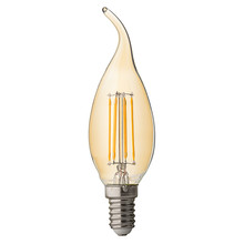 LED dimmable filament flame amber E14 220-240V AC 4W