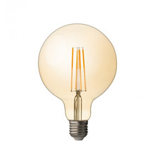 LED dimmable filament globe amber E27 220-240V AC 4W