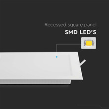 LED Панел 24W 4000K Квадрат Premium SKU 10490 V-TAC