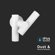 Стенен Спот 2 по 2.6W 4000К IP44 Бял SKU 23050 V-TAC