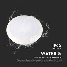 LED плафон със сензор 20W CCT IP66 SKU 23160 V-TAC