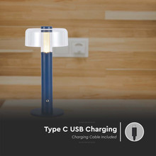 LED Настолна Лампа с Батерия 3в1 Morandi 1 Тяло SKU 7942 V-TAC