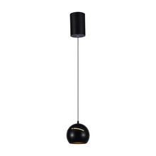 8.5W LED Hanging Lamp Φ180 Black Body 3000K