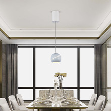 8.5W LED Hanging Lamp Φ180 White Body 3000K