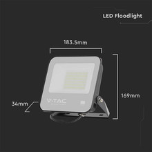 50W LED Floodlight SAMSUNG CHIP Black Body 6400K Super Bright 135LM/W