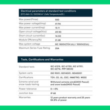 550W Моно Соларен Панел 2279*1134*35MM SKU 11895 V-TAC