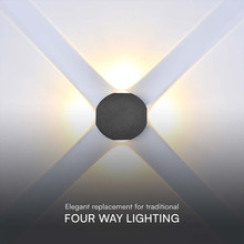 4W LED COB Downlight 4000K Black Body