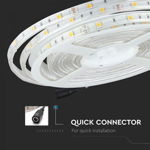 LED Лента 12V 4000K IP65 SMD3528 60 диода на метър SKU 212460 V-TAC