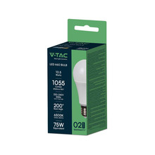 LED Крушка Е27 10.5W 4000К A60 Термо Пластик SKU 217349 V-TAC