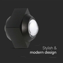 2W LED COB Downlight 4000K Black Body