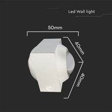 2W LED COB Downlight 4000K White Body