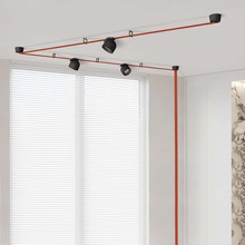 LED Магнитен Осветител Въже 12W 38 градуса 3000K Пясъчно Черно Тяло SKU 23104 V-TAC