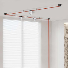 LED Магнитен Осветител Въже 12W 38 градуса 3000K Пясъчно Бяло Тяло SKU 23105 V-TAC