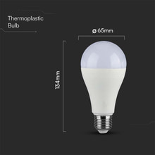 LED Крушка Е27 17W 4000K A65 SAMSUNG ЧИП SKU 23214 V-TAC