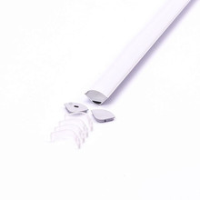 Led Strip Mounting Kit With Diffuser Aluminum Milky Gypsum Corner Round  2000MM
