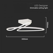 LED Осветител 43W 3в1 Бял Кръг SKU 6929 V-TAC