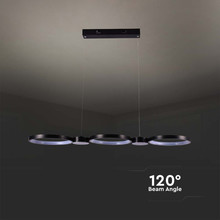 LED полилей 38W 3000К Черен SKU 10044 V-TAC