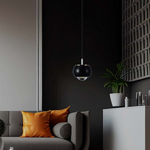 9W LED Designer Hanging Lamp (10*10*100CM) Black 3000K